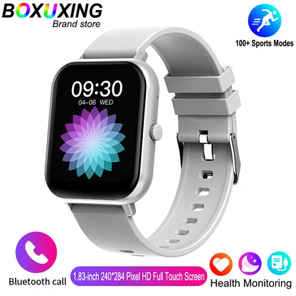For Xiaomi 2025 New Smart Watch Men Bluetooth Call Fitness Tracker Heart Rate IP68 Waterproof Smart Watch Men Women IOS Android