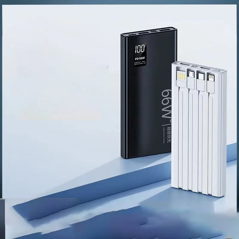 Super fast charging with its own cable high-capacity charging treasure 20000 mAh mobile power gift