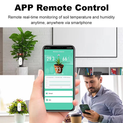 Zigbee Soil Moisture Sensor Humidity Temperature Tester Garden Home Automation Irrigation Detector Meter Support Home Assistant