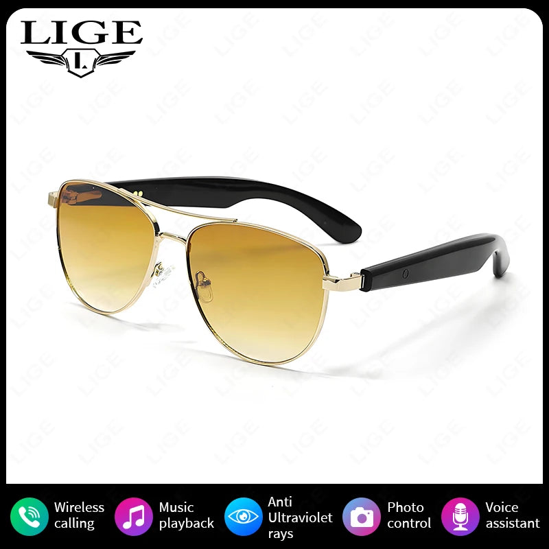 Women Smart Glasses Intelligent Photochromic Sunglasses Day Night Driver Sunglasses UV400 Retro Men Smart Sunglasses High Tech