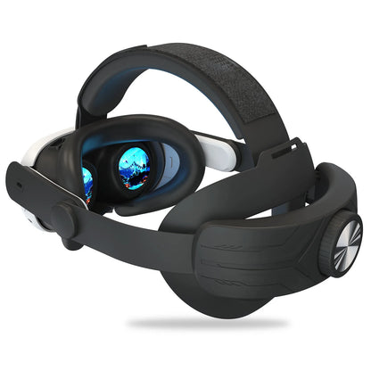 Head Strap Compatible with Meta Quest 3/3s, Adjustable Elite Headstrap Design for Meta Quest 3/3s VR Accessories,