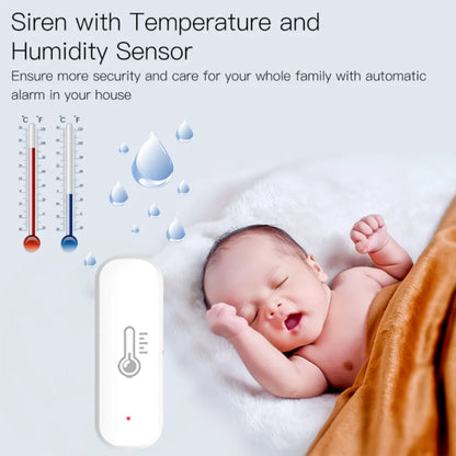 Tuya Zigbee Smart Temperature Humidity Sensor Battery Powered ZigBee Smart Home Security Work With Alexa Google Home Yandex