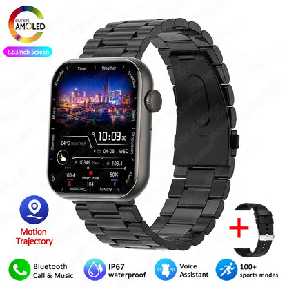 2025 New For Apple DT Watch 10 Smart Watch Men Women Waterproof Support 120 Sports ECG+PPG 1.81 inch Bluetooth Call Smart Watch
