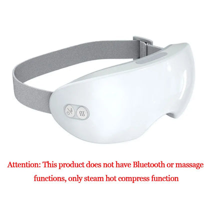 Nano Steam Smart Eye Massager with Bluetooth Music Vibrating Hot Compress Air Bag Sleep Mask for Eye Fatigue Relief and