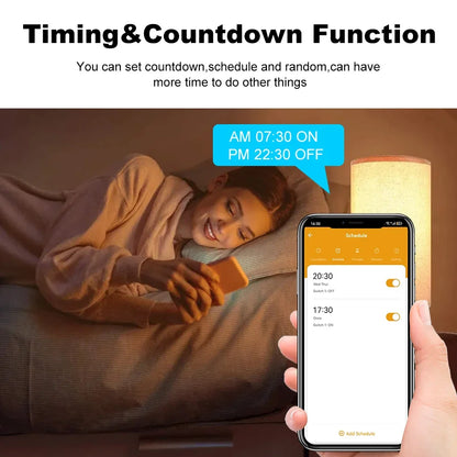 20A Tuya Smart Socket WiFi UK Plug 3 pin Adapter With Power Monitoring Timing Function Home Alexa Voice Control Power Outlet Set