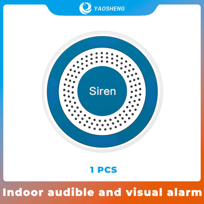 YAOSHENG Security-Protection TUYA Smart Home Alarm System 2G 433MHz WiFi GSM Wireless House App Control Sets PG105