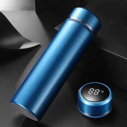 500ml Stainless Steel Insulated Thermos Bottle 316 Intelligent Water Cup High-end Tea Cup Business Gift One Cup with Double Lids