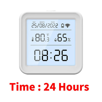 WiFi Temperature Humidity Sensor Tuya Smart Home Thermometer APP SmartLife Work With Alexa Google Assistant
