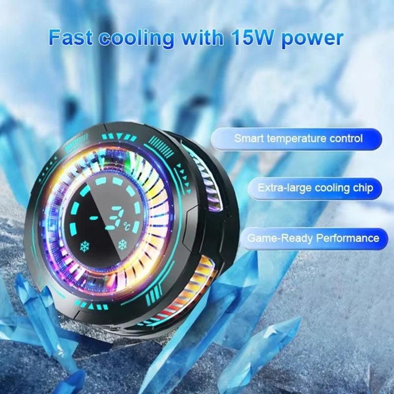 LISEN Hot Selling Cooling Fan Smartphone Radiator Game Handle cell Mobile  Phone Cooler for iPhone 16 Samsung
