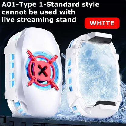 A01 Mobile Phone Back-clip Semiconductor Cooling Fan Radiator for IOS Android PUBG Cooler Live Cool Heat Sink Game Accessories