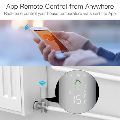 Tuya ZigBee3.0 Smart Thermostat Radiator Valve Programmable Thermostatic Radiator Actuator Temperature Controller Voice Control
