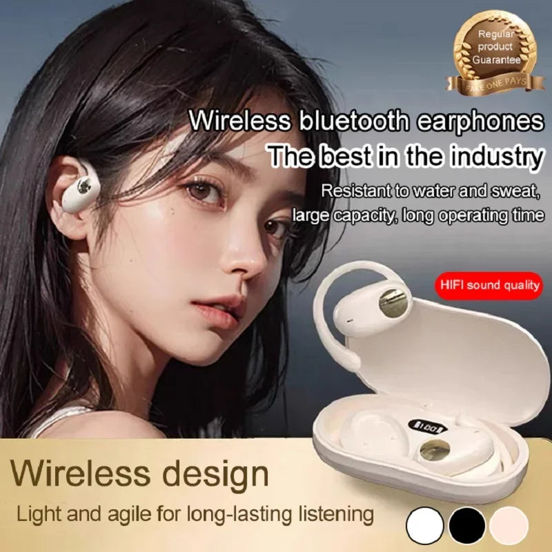 SW-0511 Wireless Bluetooth Earphones Earbuds Touch Light Air Conduction High quality Fitness Driving office Headset With Mic