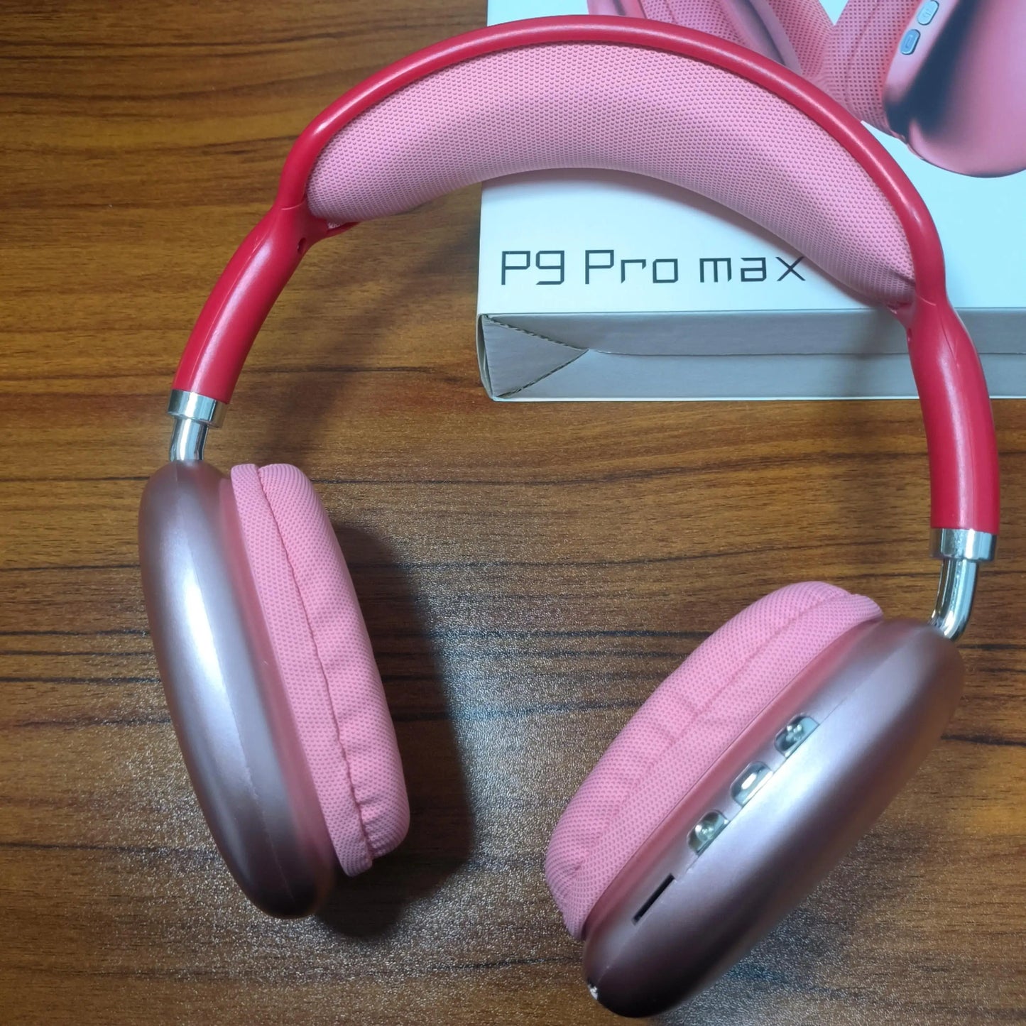 P9 Promax Headphones Wireless Bluetooth Headsets Outdoor Sports Gaming Wireless earphones Supports TF Card for Pc Smartphone