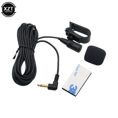 MINI Professionals Car Audio Microphone 3.5mm Jack Plug Mic Mono Mini Wired External Microphone for PC Auto Car DVD Radio NEW