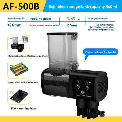 Jebao Fish Tank Aquarium Feeder Ornamental Fish Intelligent Large Capacity Timed Feeding Device